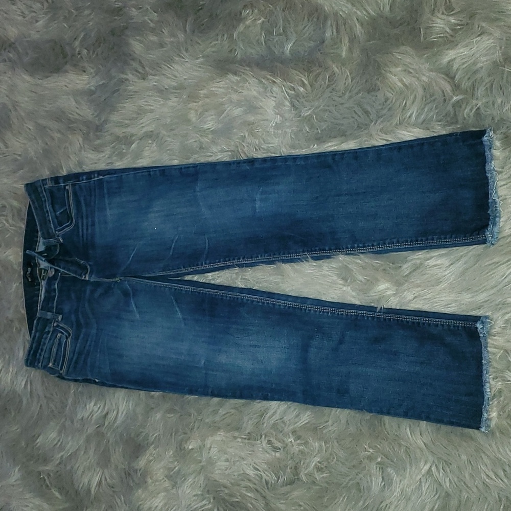 White house black market jeans,  slim crop, size 0